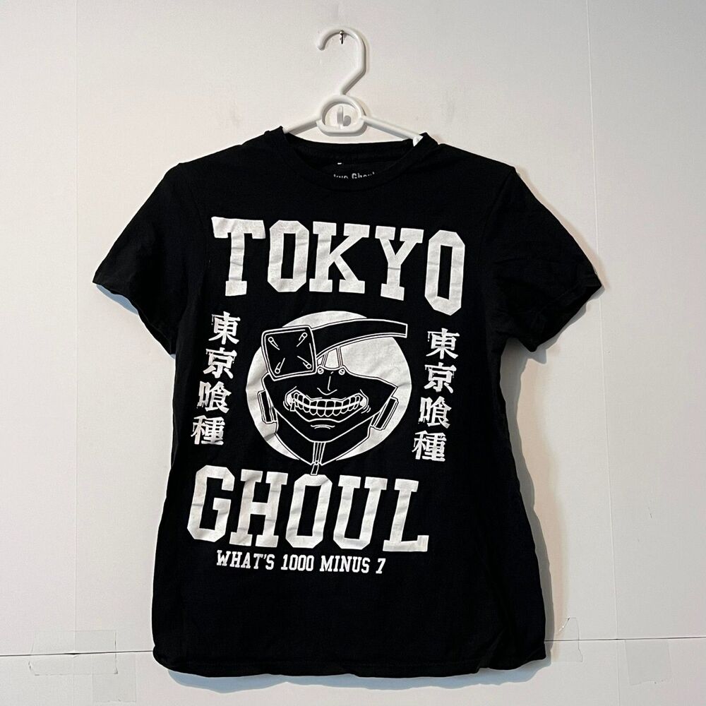 Tokyo Ghoul Mens Anime T-Shirt Size M (38/40) Black Big Graphic Print Tee